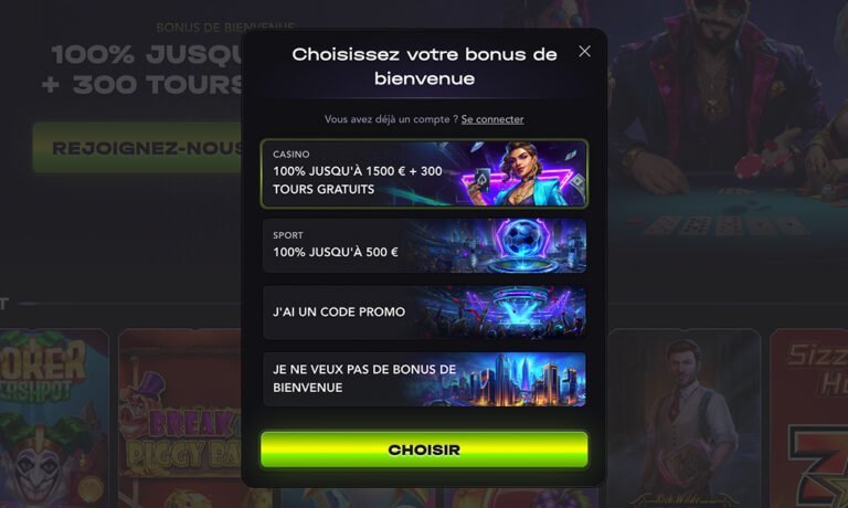 Meilleur madcasino tours gratuits à France