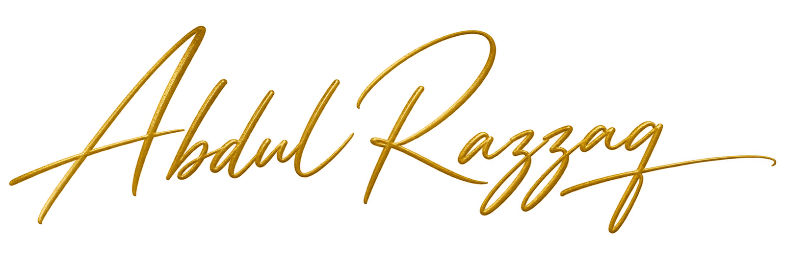 Abdul Razzaq signature